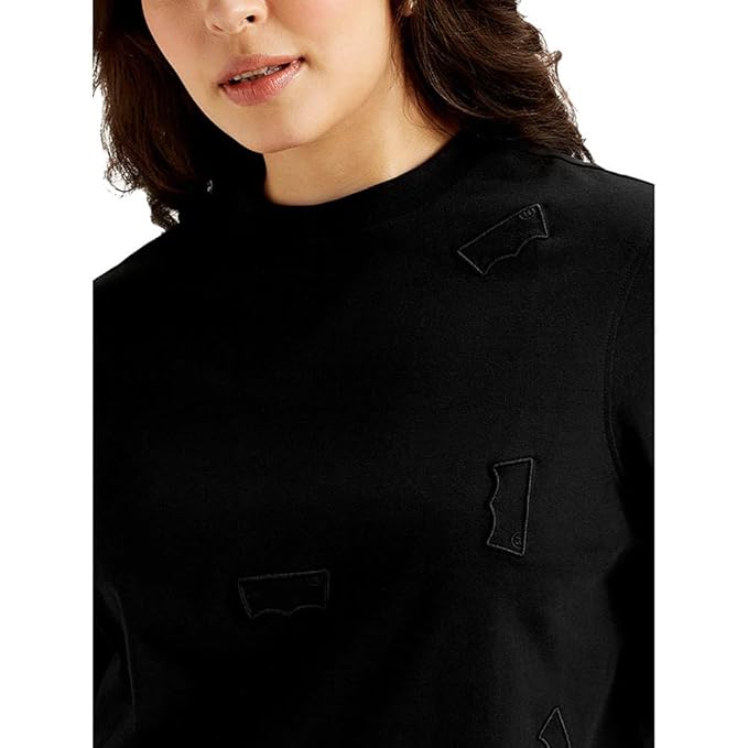 Levi's Women Cotton Classic Fit Brand Logo Crew Neck T-Shirt